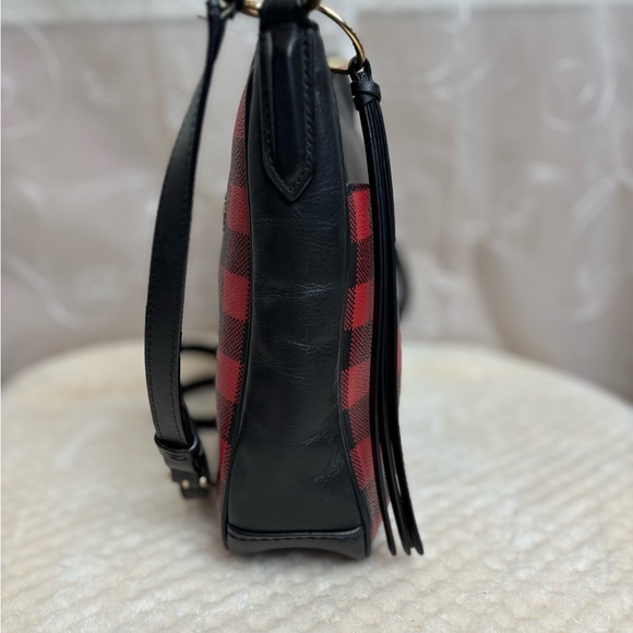 COACH Gingham Print Chaise Crossbody - Picture 6 of 16